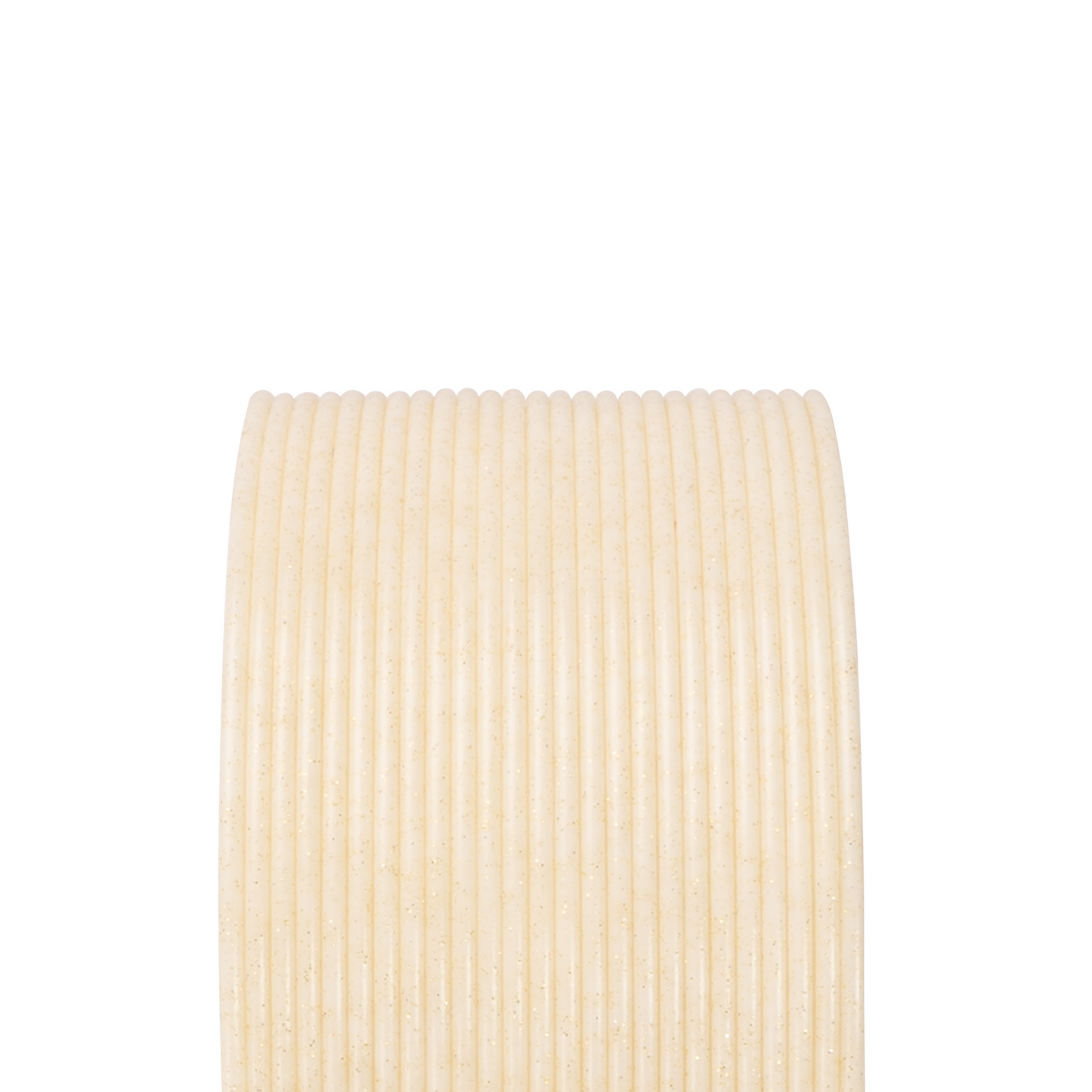 Candle Light White with Gold Glitter