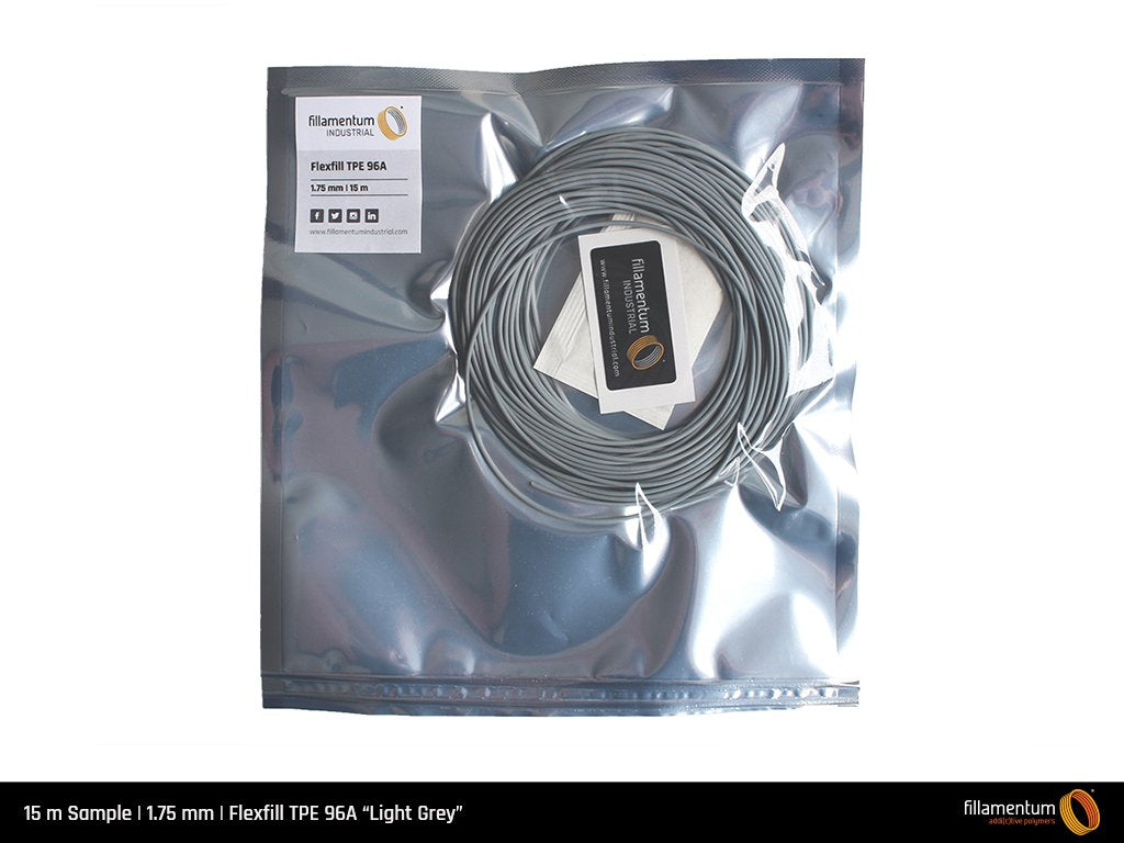 TPE 96A 1.75mm 15m Sample Light Grey