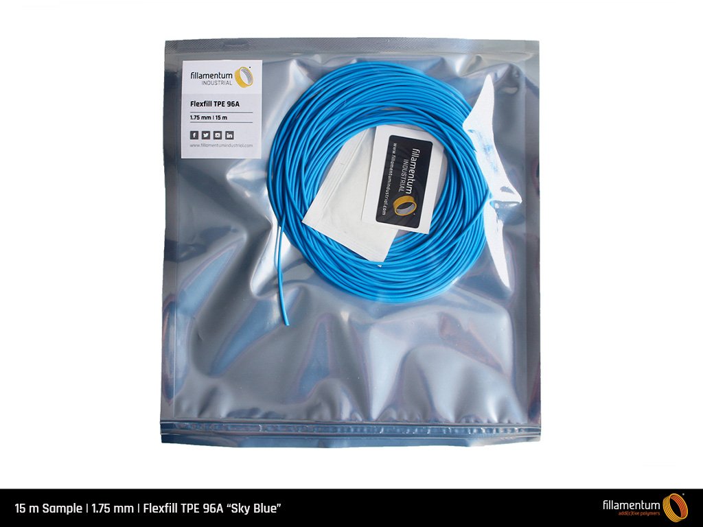 TPE 96A 1.75mm 15m Sample Sky Blue