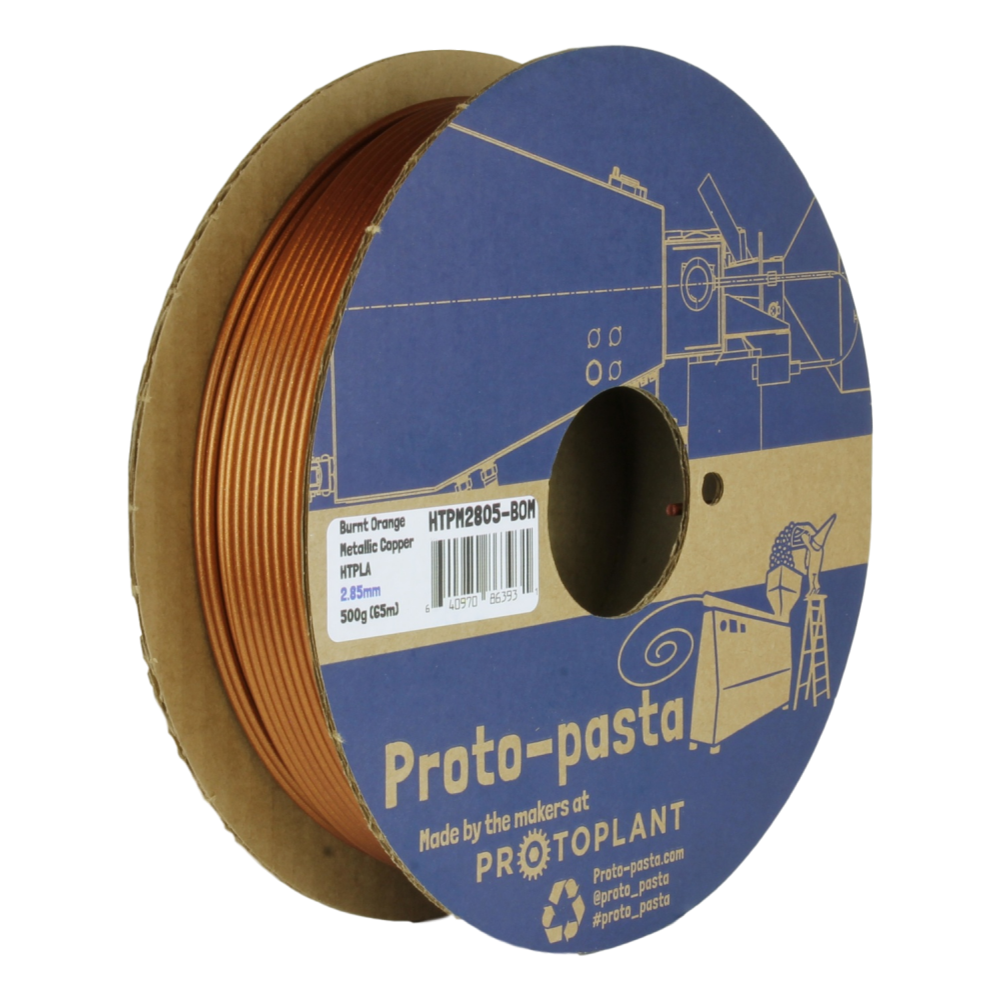 Burnt Orange Metallic Copper HTPLA