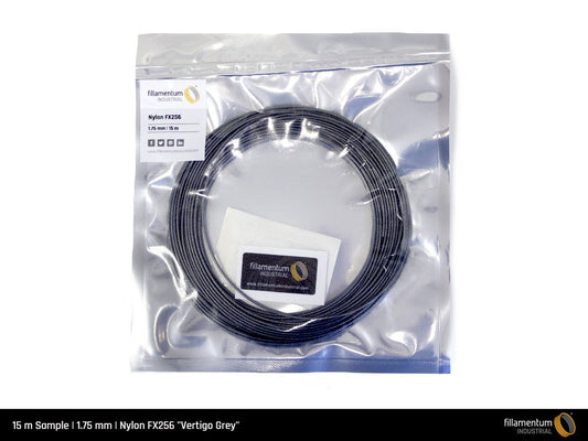 Nylon FX256 1.75mm 15m Sample Vertigo Grey
