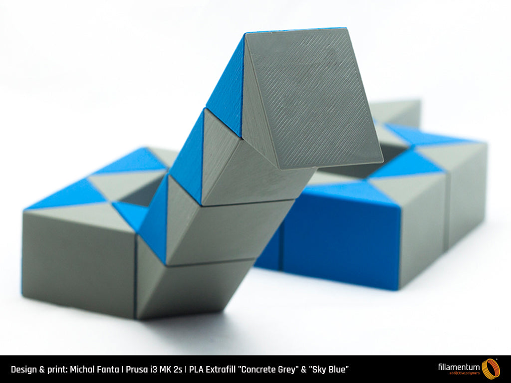 PLA Extrafill 1.75mm 750g Concrete Grey