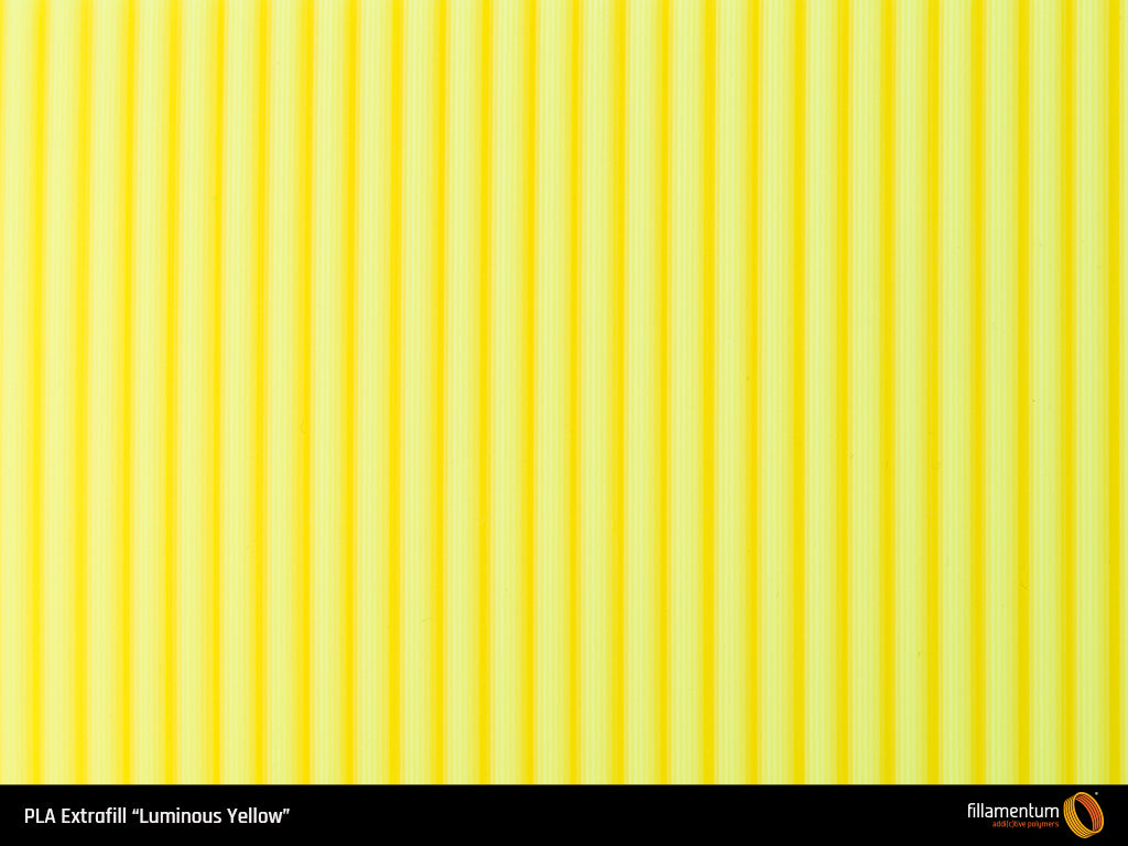 PLA Extrafill 1.75mm 750g Luminous Yellow