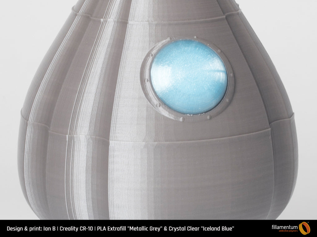 PLA Extrafill 1.75mm 750g Metallic Grey