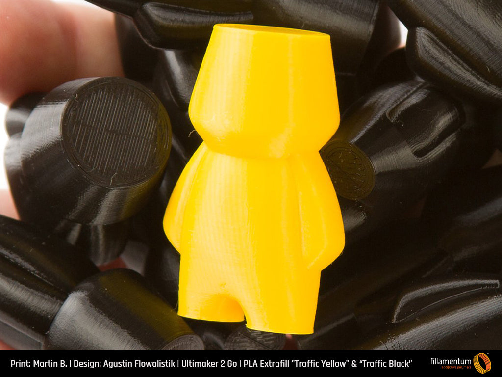 PLA Extrafill 1.75mm 750g Traffic Yellow