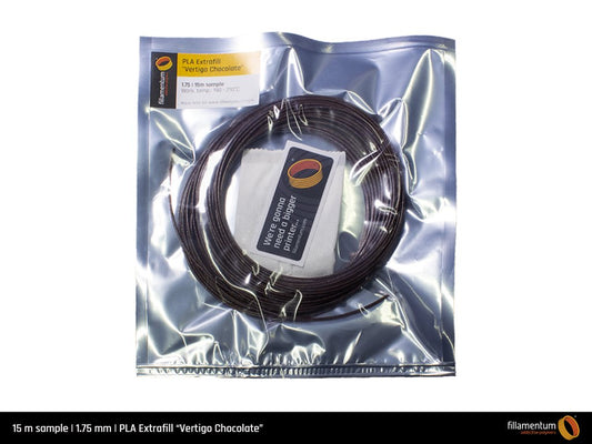 PLA 1.75mm 15m Sample Vertigo Chocolate