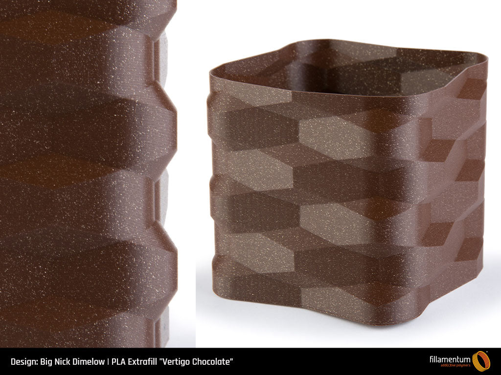 PLA Extrafill 1.75mm 750g Vertigo Chocolate