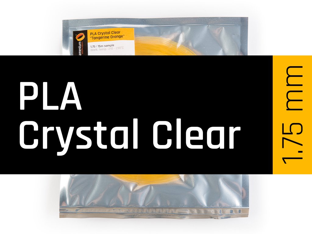 PLA 1.75mm 15m Sample Crystal Clear