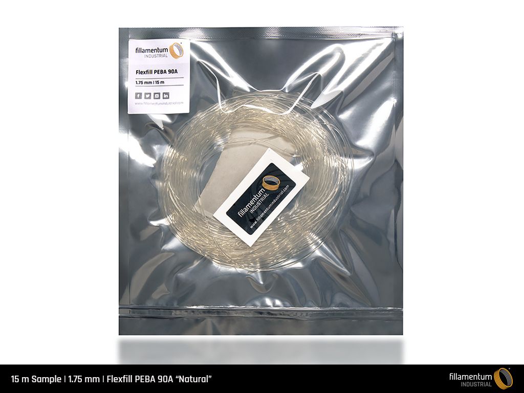 PEBA 90A 1.75mm 15m Sample Natural