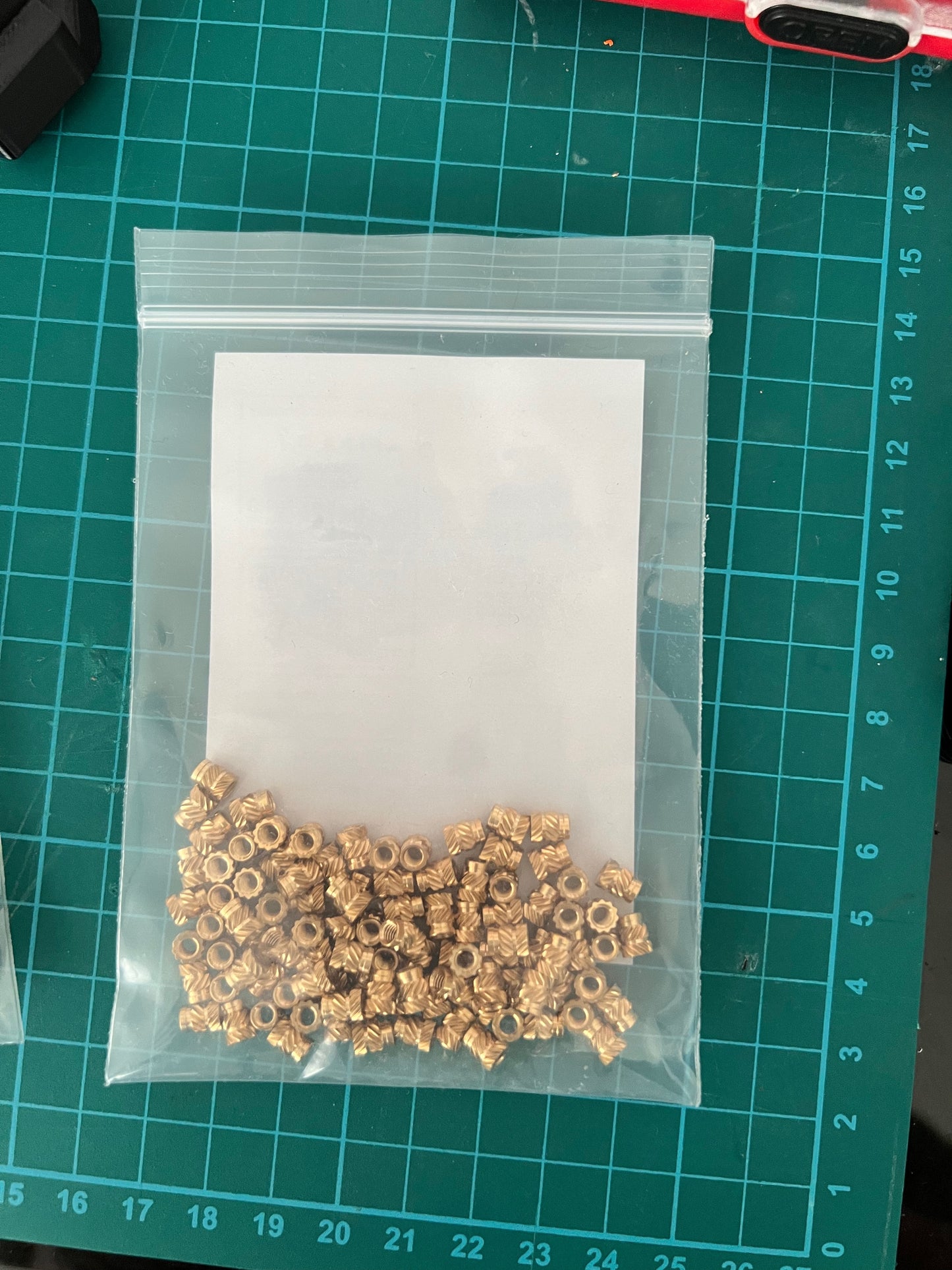 Threaded inserts - M3 standard 100 pcs