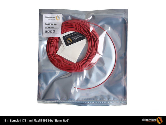 TPE 96A 1.75mm 15m Sample Signal Red