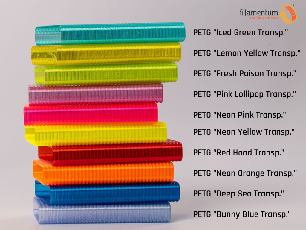 PETG "Neon Orange Transparent"