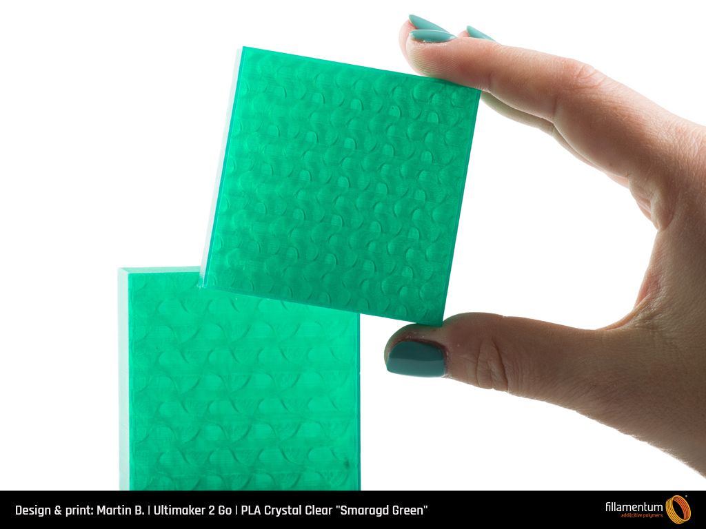 PLA Extrafill 1.75mm 750g Crystal Clear Smaragd Green
