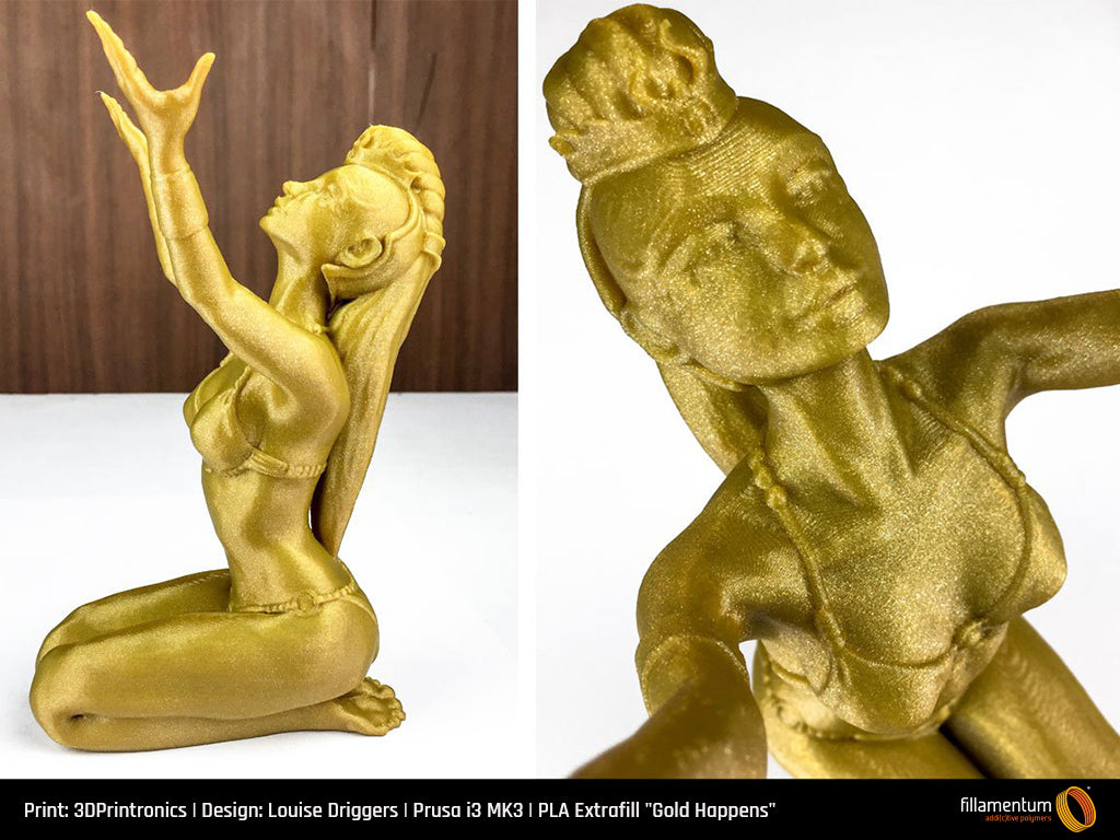 PLA Extrafill 1.75mm 750g Gold Happens