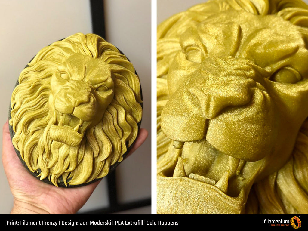 PLA Extrafill 1.75mm 750g Gold Happens