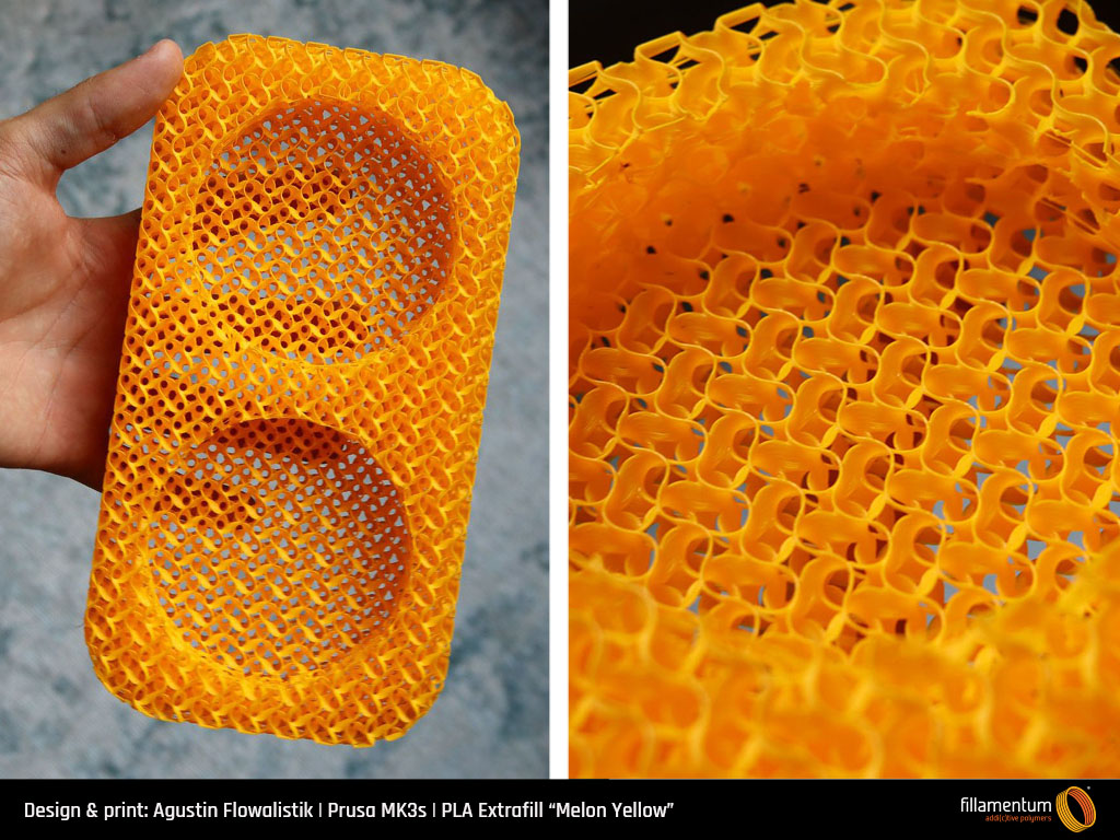 PLA Extrafill 1.75mm Melon Yellow