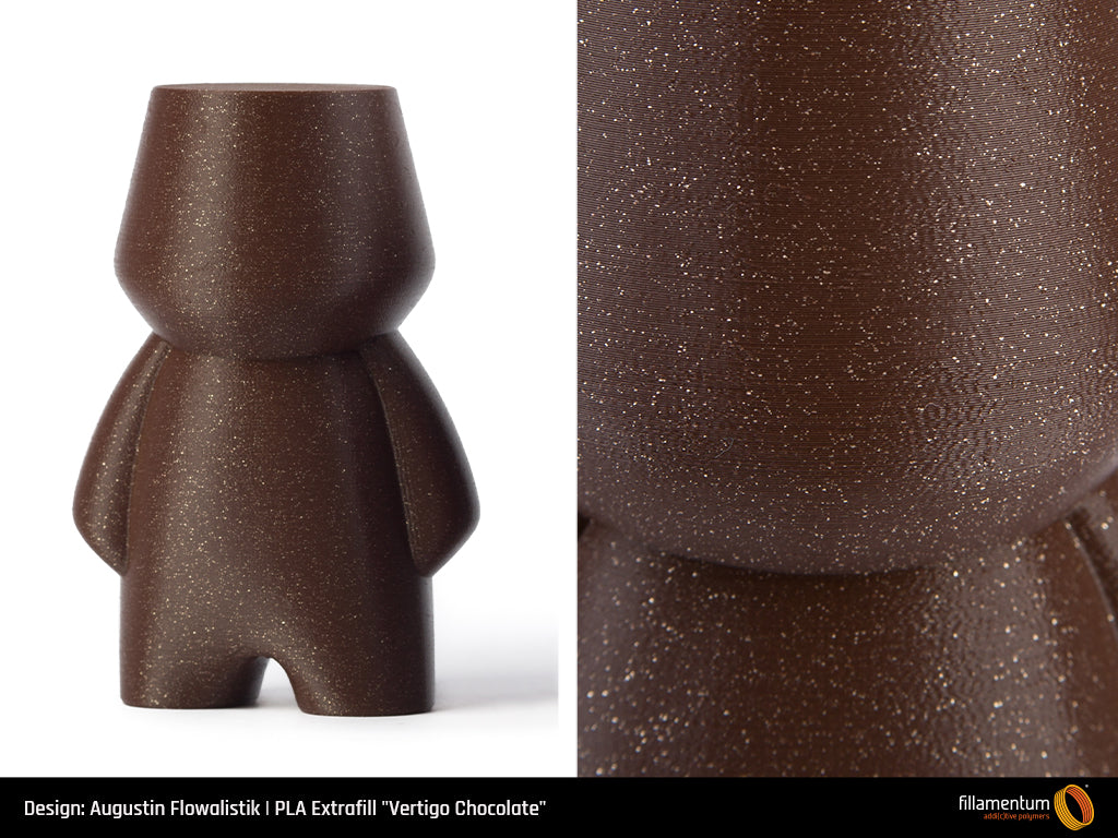 PLA Extrafill 1.75mm 750g Vertigo Chocolate