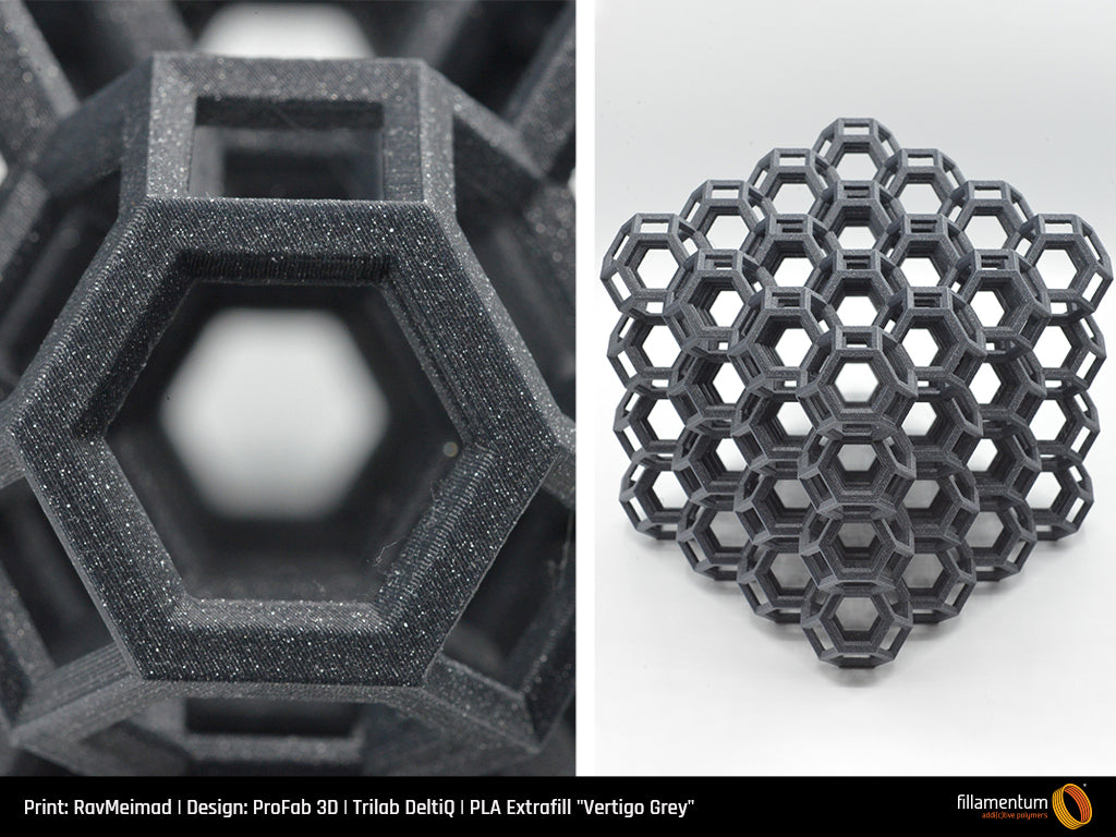 PLA Extrafill 1.75mm Vertigo Grey