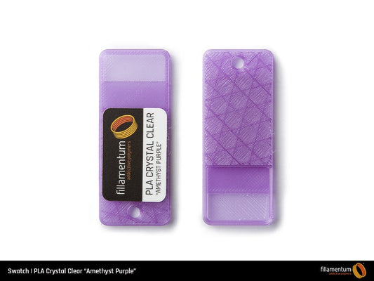 Swatch  PLA "Crystal Clear Amethyst Purple"