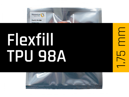 TPU 92A 1.75mm 15m Sample Metallic Grey